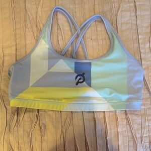 Peloton Women's Geometric Pastel Sports Bra
